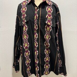 Wrangler Snap Button Western Shirt